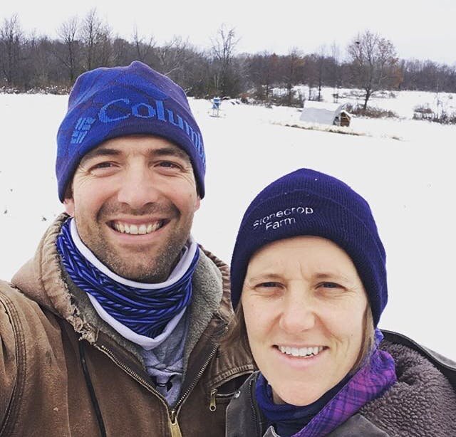 Stonercrop Farmers in snow