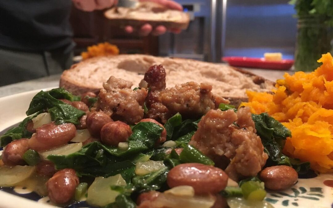 Greens & Beans with Sausage