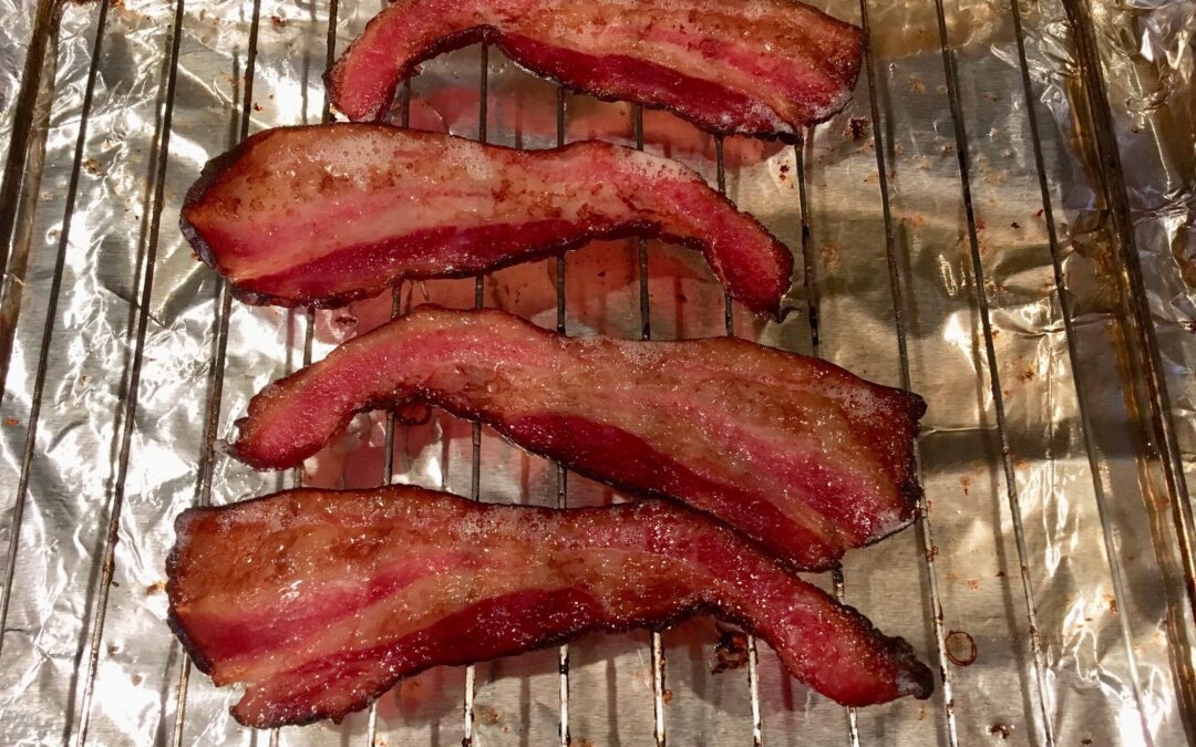 4 strips of crispy bacon