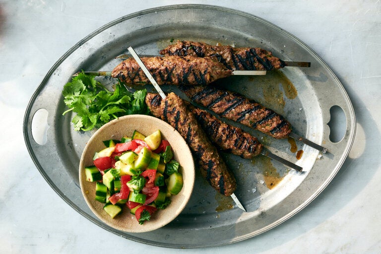 Pork Adana Kabobs